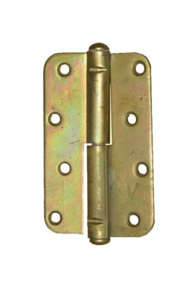 На картинке «Петля накладная ПН1-130 цинк радужный правая (М-К)»