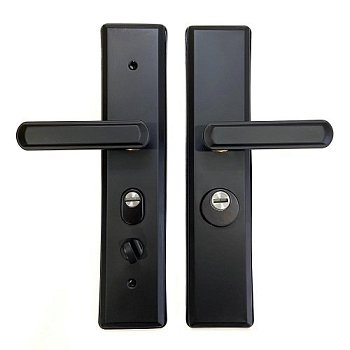 Ручка на китайскую дверь 002А-5 черный (Универсальная)