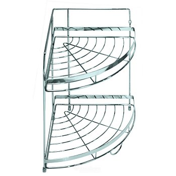 Полка хром 2-ая угловая АЕ-595