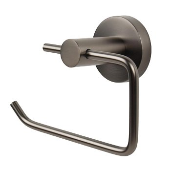 На картинке «Держатель для туалетной бумаги Zenfort "22586-1" открытый, серый»