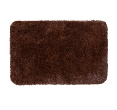 На картинке «Коврик мех коричневый 60*90 РР1504»