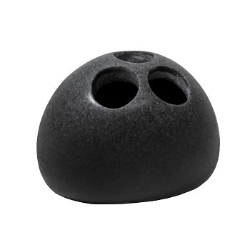 Стакан для зубных щеток Zenfort коллекция Темный камень, полирезина