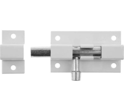 На картинке «Задвижка прямоугольная ШП-50 (Н) белый с цинком»