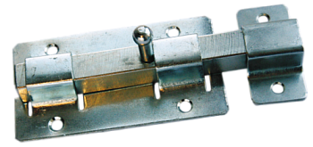 Задвижка дверная ЗД-06 L-140мм, цинк (М-К)