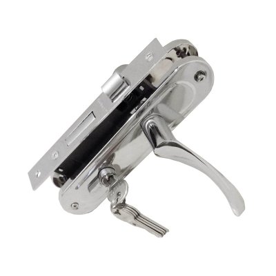 На картинке «Замок врезной "Trodos" ЗВ61/76 CP, хром»