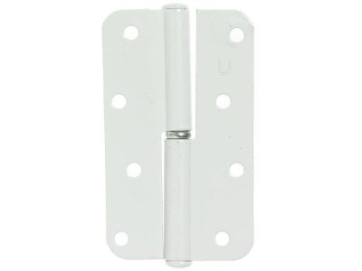 На картинке «Петля накладная ПН1-130 белый, правая»