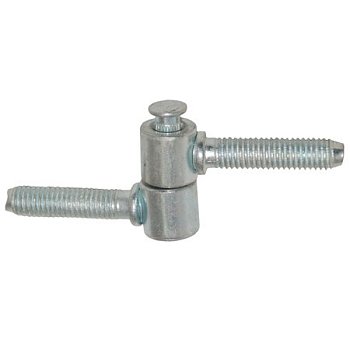 Петля ввертная ПВВ-2 d-8х2мм двухштыковая, цинк (г.С-Петербург)