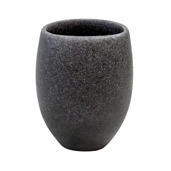 Стакан Zenfort коллекция Темный камень, полирезина