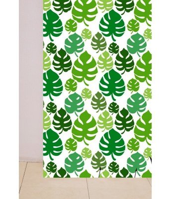 На картинке «Штора для ванной "Delphinium" WS-800 "Джунгли" ПВХ (180х180мм)»