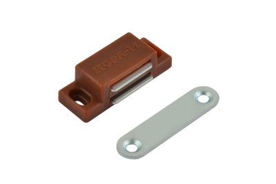 На картинке «Защелка магннитная №4 коричневый»