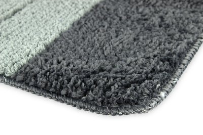 На картинке «Коврик "Палитра" 45х75 см микрофибра, серый»