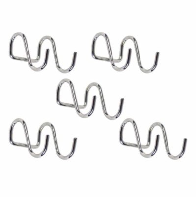 На картинке «Крючок для кухни Trodos "АЕ-415/5" двойной D16 5шт, хром»