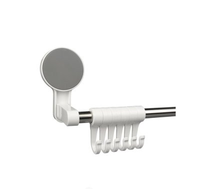 На картинке «Крючки на планке 6шт LIGHT белые на липучке B6680-7»