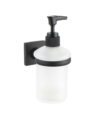 На картинке «Дозатор для жидкого мыла Delphinium "5909", черный»