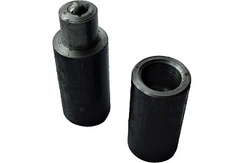 Петля гаражная с шаром 40х160 (впрессованный шар)