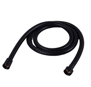 Шланг д/душа 2-ая оплетка нерж. Black 1,5м SH-4674