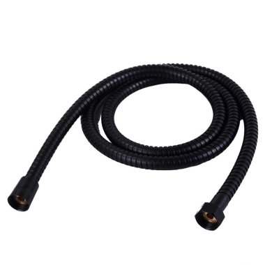 На картинке «Шланг д/душа 2-ая оплетка нерж. Black 1,5м SH-4674»