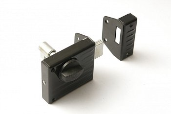 Замок накладной Зенит ЗН 1-2.1 (черный) г.Димитровград