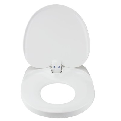 На картинке «Сиденье для унитаза с дополнительной накладкой 861 "Сантис"»