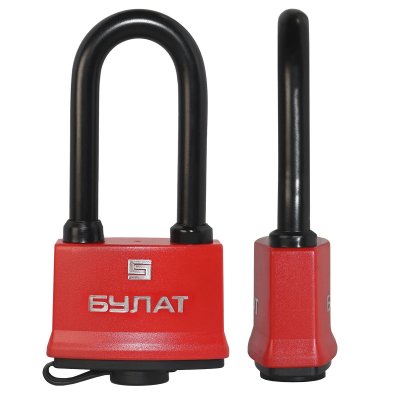 На картинке «Замок навесной БУЛАТ ВС 1-П70-01 ПЛ всепогодный 5 кл. d=10,6мм »