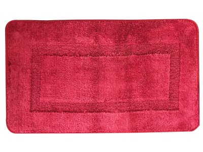 На картинке «Коврик "Моно" 45х75 см микрофибра, красный*»