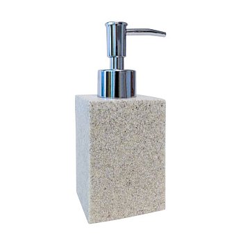 Дозатор для жидкого мыла Zenfort коллекция Светлый камень, полирезина