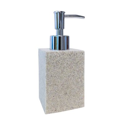На картинке «Дозатор для жидкого мыла Zenfort коллекция "Светлый камень", полирезина»