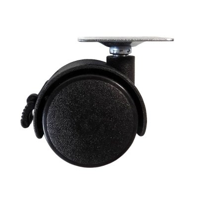 На картинке «Опора колесная "40" (10.01.07) с тормозом»