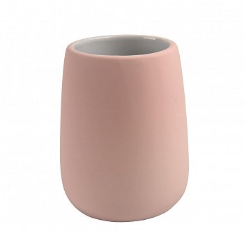 Стакан д/зубн. щеток керамика Soft розовый B4333A-2P