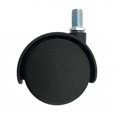 На картинке «Опора колесная со штырем резьба М10 SOLLER 50 мм»