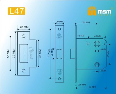 На картинке «Внутренний механизм L47 SB (Матовая латунь) »