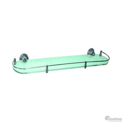На картинке «Полка стеклянная с бортиком 6853»
