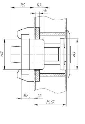 На картинке «Замок накладной "Барьер-2Р"»