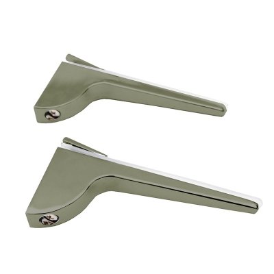 На картинке «Полкодержатель Trodos "ZY-156" 130х65х22 2шт, никель»