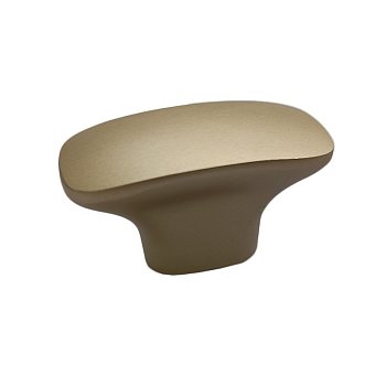 Ручка-кнопка мебельная Trodos 2063K сплав ЦАМ, золото матовый