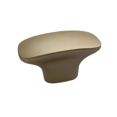 На картинке «Ручка-кнопка мебельная Trodos "2063K" сплав ЦАМ, золото матовый»