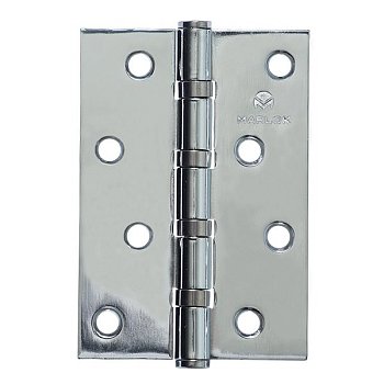 Петля дверная 100х70х2,5 CP (хром) 4ВВ MARLOK