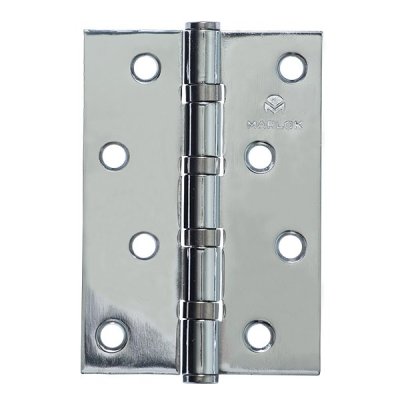На картинке «Петля дверная 100х70х2,5 CP (хром) 4ВВ MARLOK»