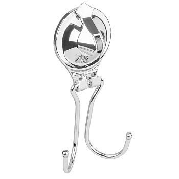 Крючок 2-ой на присоске (Air-lock) UI-1002 (150х50х80) СР (хром) SAKURA