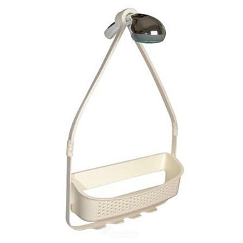 Полка подвесная 1-ая пласт. для душа ваниль W5682-1