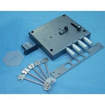 Замок накладной Керберос 131.11.003 гаражный, полный комплект (г.Санкт-Петербург)