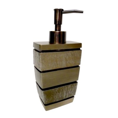 На картинке «Дозатор для жидкого мыла Zenfort коллекция "Восток", полирезина*»