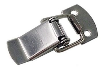 Замок-защёлка Лягушка №1(70х15мм) малый подпружиненный