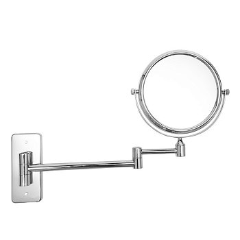 Зеркало настенное HS-38506 d-15 см на кронштейне