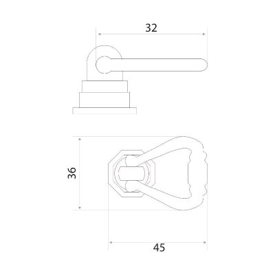 На картинке «Ручка-подвеска "872"(14.130.30) медь*»