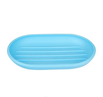 Мыльница пластик Муар голубой PP0328C-SD