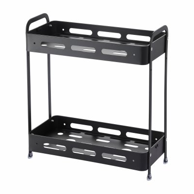 На картинке «Полка настенная Zenfort 2-ярусная "TA-3540B2", черный»