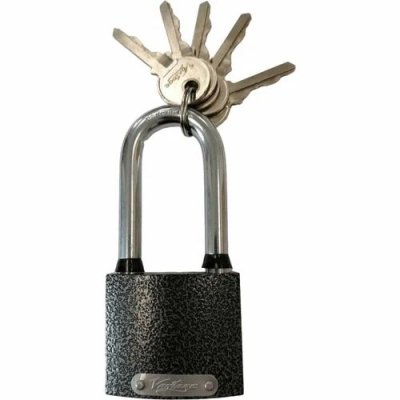 На картинке «Замок навесной Vantage LD1-63L (5 ключей) с длинной дужкой»