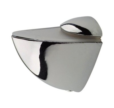 На картинке «Комплект креплений полки "Пеликан"5 хром (2шт)»