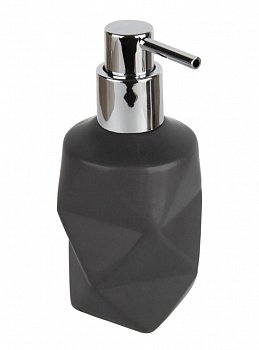 Дозатор для ж/мыла керамика Tetra графит B4505-1